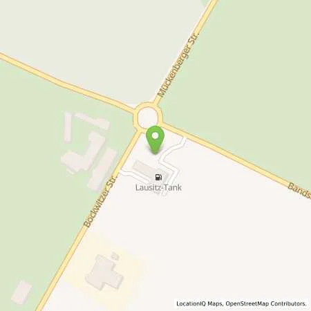 Standortübersicht der Tankstelle Lausitz - Tank Tankstelle in 01979 Lauchhamer