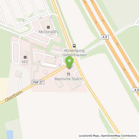 Standortübersicht der Autogas (LPG) Tankstelle: AGIP Station Anton Strasser GmbH & Co.KG in 85301, Schweitenkirchen