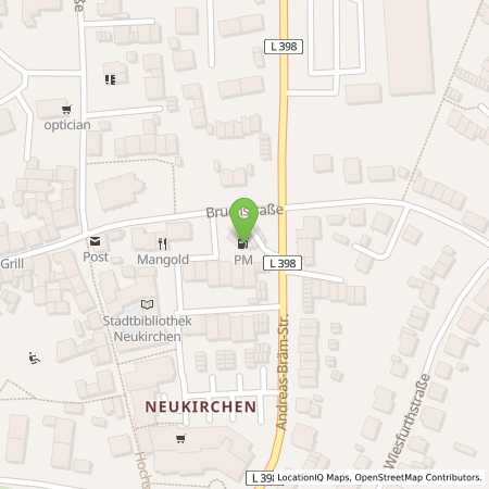 Standortübersicht der Autogas (LPG) Tankstelle: PM Tankstelle in 47506, Neukirchen-Vluyn