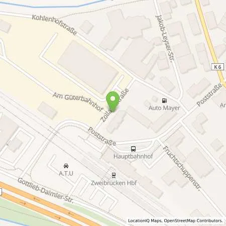 Standortübersicht der Tankstelle AUTO-MAYER (Tankautomat) in 66482 Zweibrücken