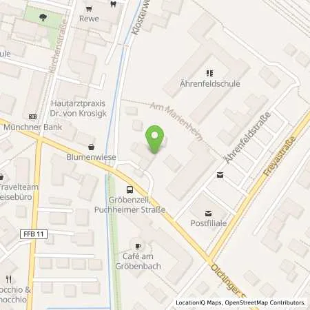 Standortübersicht der Tankstelle Shell Station in 82194 Gröbenzell