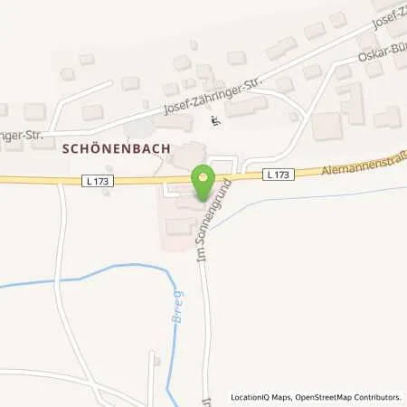 Standortübersicht der Tankstelle Shell Station in 78120 Furtwangen