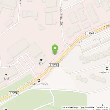 Standortübersicht der Tankstelle CLASSIC Tankstelle in 63526 Erlensee (Rückingen)