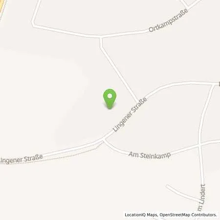 Standortübersicht der Tankstelle Freie Tankstelle Buschmeyer in 49838 Lengerich