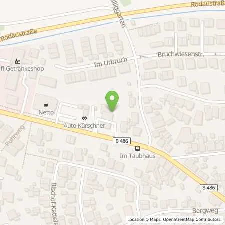 Standortübersicht der Tankstelle Agip Station in 63322 Rödermark (Urberach)
