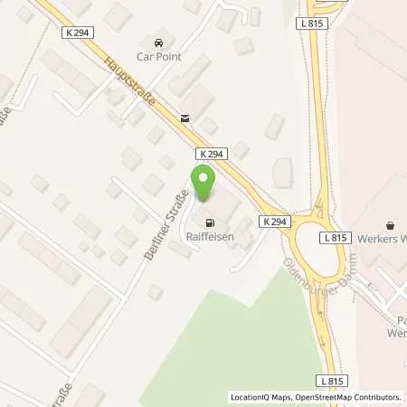 Standortübersicht der Tankstelle Raiffeisen Tankstelle in 26452 Sande