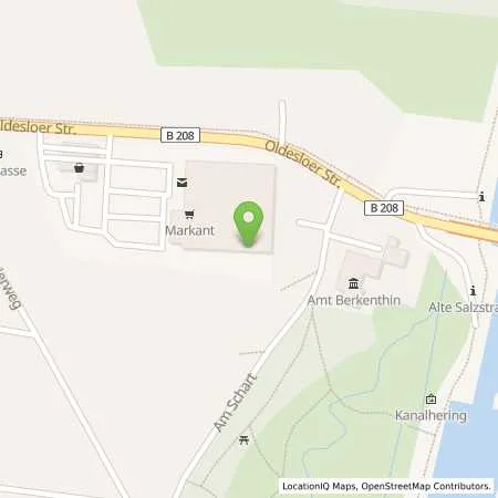 Standortübersicht der Tankstelle OIL! Tankstelle in 23919 Berkenthin