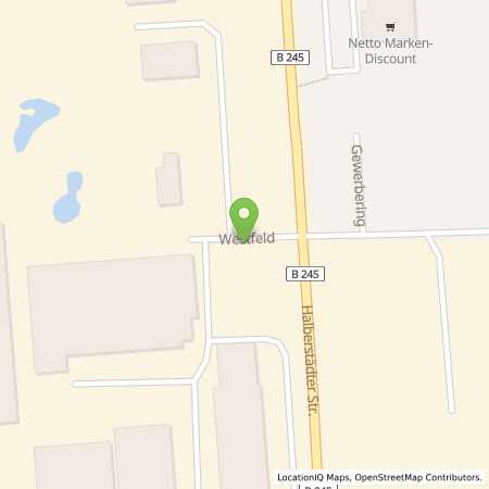 Standortübersicht der Autogas (LPG) Tankstelle: Brennstoffhandel Dörge in 39397, Schwanebeck