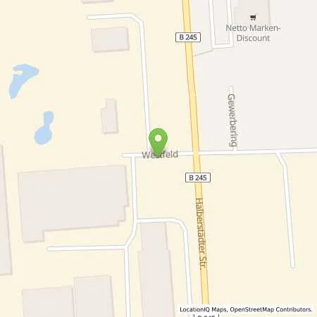 Standortübersicht der Tankstelle Brennstoffhandel Dörge in 39397 Schwanebeck