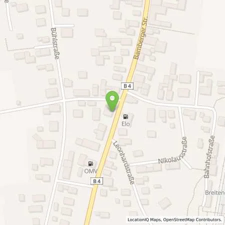Standortübersicht der Tankstelle ELO-Tankstelle in 96149 Breitengüßbach