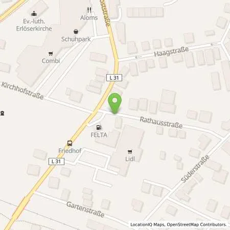 Standortübersicht der Tankstelle Reifendienst Freietankstelle in 26826 Weener