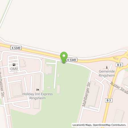 Standortübersicht der Autogas (LPG) Tankstelle: OMV Ringsheim in 77975, Ringsheim