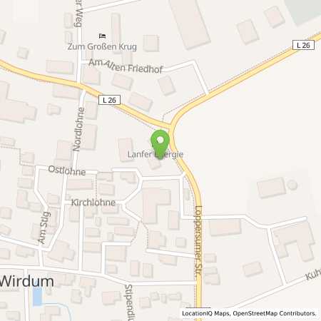 Standortübersicht der Autogas (LPG) Tankstelle: Wirdumer Tankeck in 26529, Wirdum