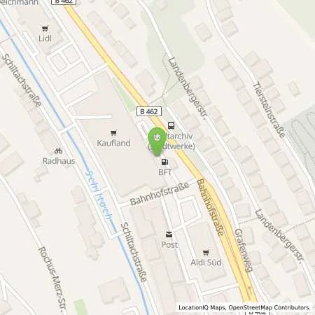 Standortübersicht der Tankstelle bft Tankstelle in 78713 Schramberg