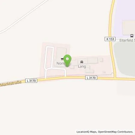 Standortübersicht der Tankstelle Esso Station Hartmann in 36132 Eiterfeld