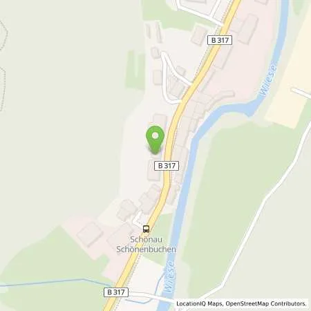 Standortübersicht der Tankstelle Tank- und Waschcenter Karle in 79677 Schönau