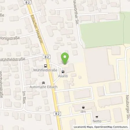 Standortübersicht der Tankstelle OMV-Tankstelle in 90451 Nürnberg