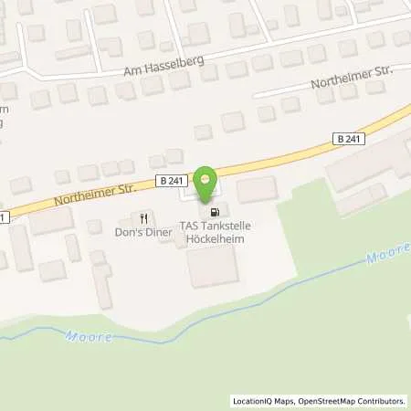 Standortübersicht der Tankstelle TAS Tankstelle in 37154 Northeim (Höckelheim)