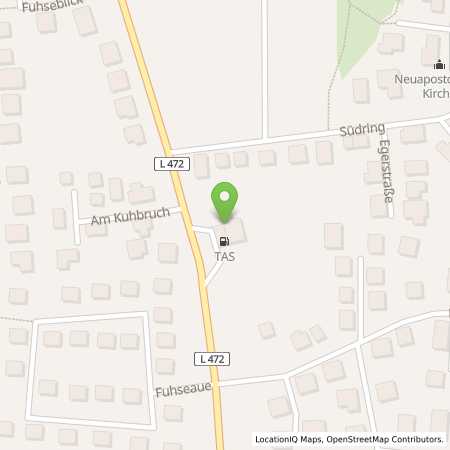 Standortübersicht der Autogas (LPG) Tankstelle: TAS Tankstelle in 38268, Lengede-Broistedt