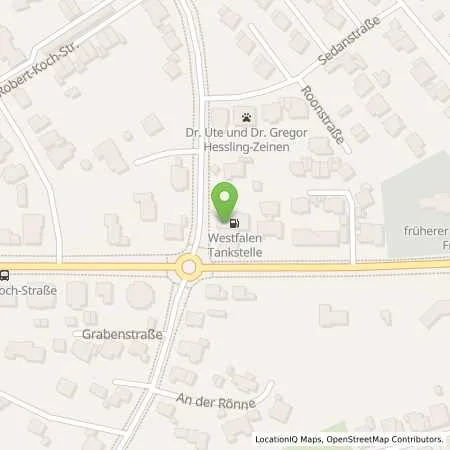 Standortübersicht der Tankstelle Westfalen-Tankstelle in 48268 Greven