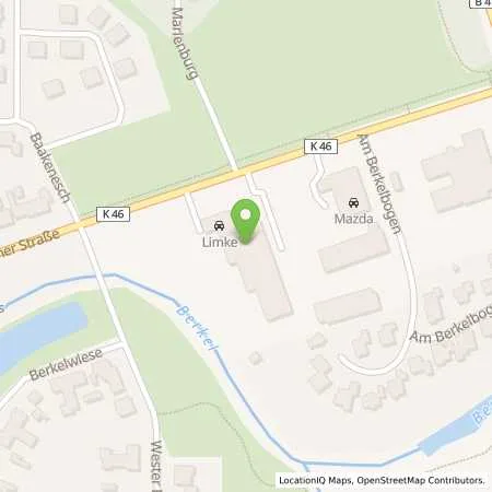 Standortübersicht der Tankstelle B & S Petroleum GbR in 48653 Coesfeld