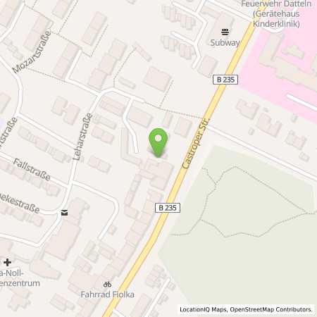 Standortübersicht der Autogas (LPG) Tankstelle: GaseTeam in 45711, Datteln