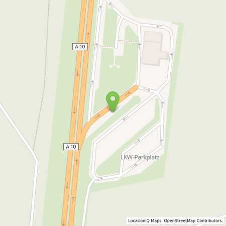 Standortübersicht der Autogas (LPG) Tankstelle: BAB Wolfslake-Ost (ESSO) in 14621, Perwenitz