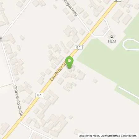 Standortübersicht der Tankstelle HEM-Tankstelle in 39307 Parchen