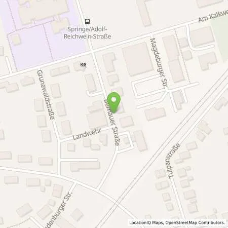 Standortübersicht der Tankstelle Tankstelle Steiner in 31832 Springe