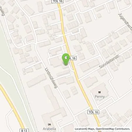 Standortübersicht der Tankstelle Tankstelle Zens in 83661 Lenggries