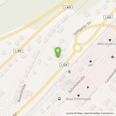 Standortübersicht der Tankstelle Aral Station in 72172 Sulz a. N.