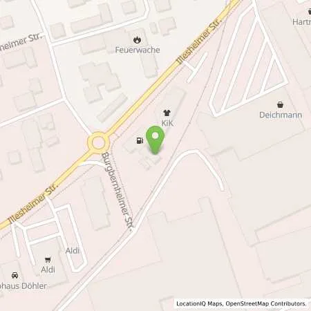 Standortübersicht der Tankstelle OMV Tank & Autowaschcenter in 91438 Bad Windsheim