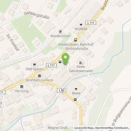 Standortübersicht der Tankstelle Aral Station in 56651 Niederzissen