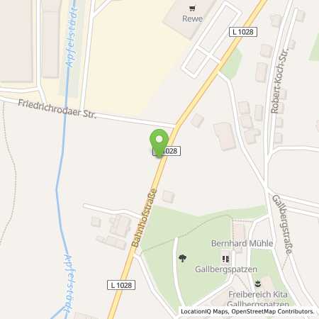 Standortübersicht der Autogas (LPG) Tankstelle: bft Tankstelle Walther in 99897, Tambach-Dietharz