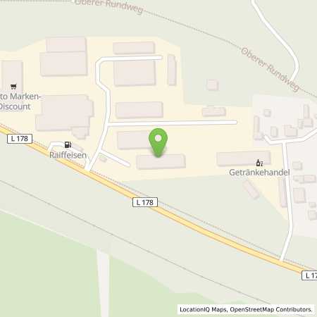 Standortübersicht der Autogas (LPG) Tankstelle: Raiffeisentankstelle in 06249, Mücheln