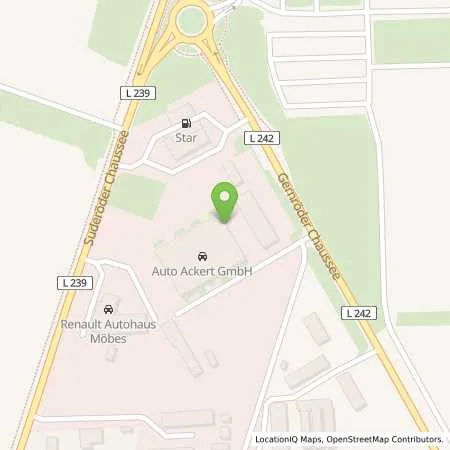 Standortübersicht der Tankstelle Star Tankstelle in 06484 Quedlinburg