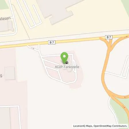 Standortübersicht der Tankstelle Agip Service Station in 07607 Eisenberg