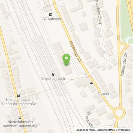 Standortübersicht der Tankstelle LGT (Tankautomat) in 56112 Lahnstein (Niederlahnstein)