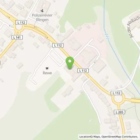 Standortübersicht der Tankstelle Esso Tankstelle Chirico GmbH in 66557 Illingen