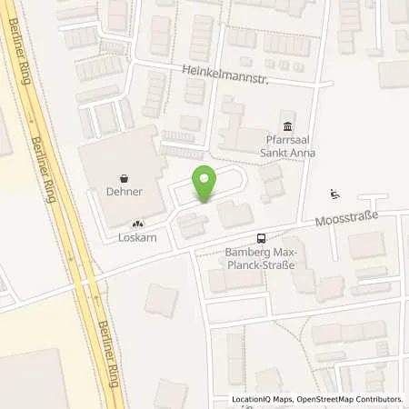 Standortübersicht der Tankstelle AVIA Tankstelle in 96050 Bamberg