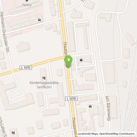 Standortübersicht der Autogas (LPG) Tankstelle: bft Tankstelle Walther in 07545, Gera