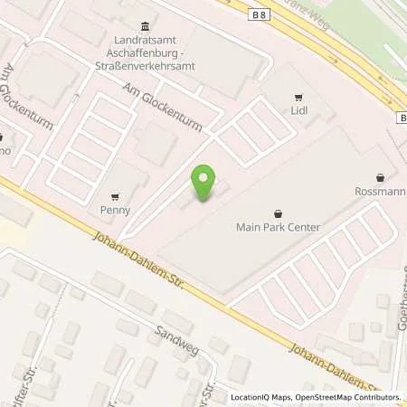 Standortübersicht der Tankstelle Wolf Ökotec GbR (Tankautomat) in 63814 Mainaschaff