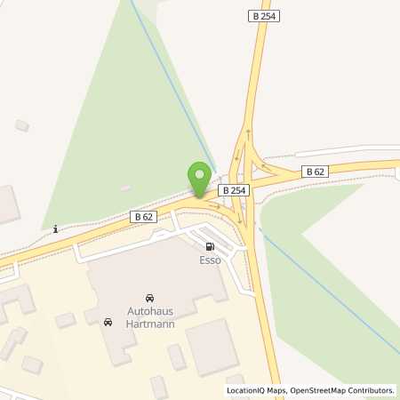Standortübersicht der Autogas (LPG) Tankstelle: ESSO / Opel Hartmann GmbH in 36304, Alsfeld