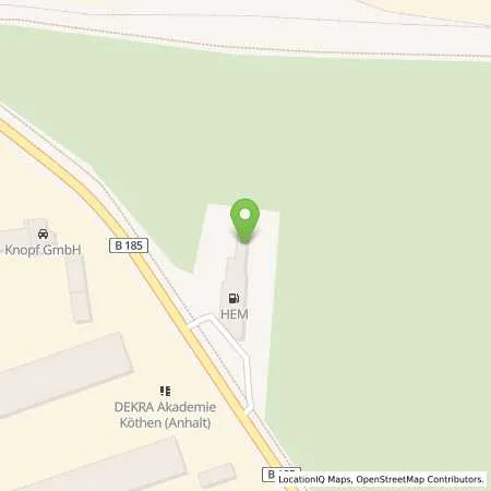 Standortübersicht der Tankstelle GO Tankstelle in 06366 Köthen