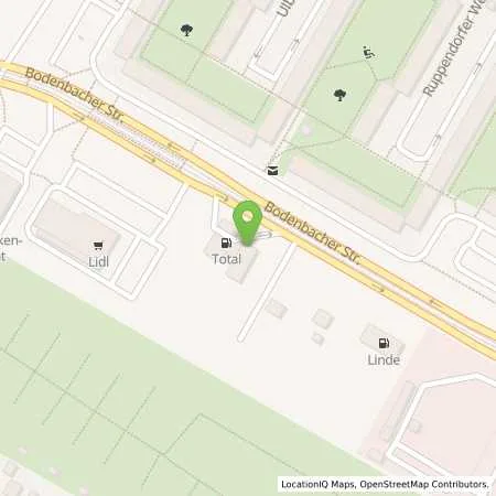 Standortübersicht der Tankstelle TOTAL Tankstelle in 01277 Dresden