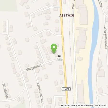 Standortübersicht der Tankstelle AVIA Tankstelle in 78727 Oberndorf am Neckar