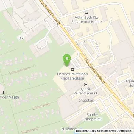 Standortübersicht der Tankstelle Jet Station in 37081 Göttingen