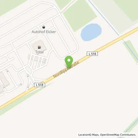 Standortübersicht der Tankstelle TOTAL Autohof in 59368 Werne (Stockum)