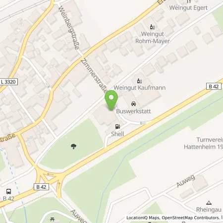 Standortübersicht der Tankstelle Shell Station in 65347 Eltville