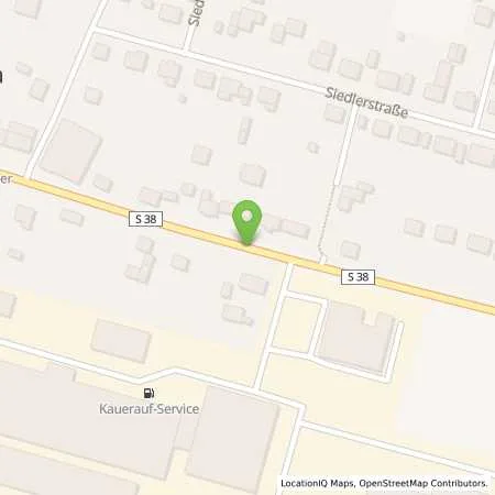 Standortübersicht der Tankstelle Kauerauf-Service (Tankautomat) in 04683 Belgershain (Köhra)